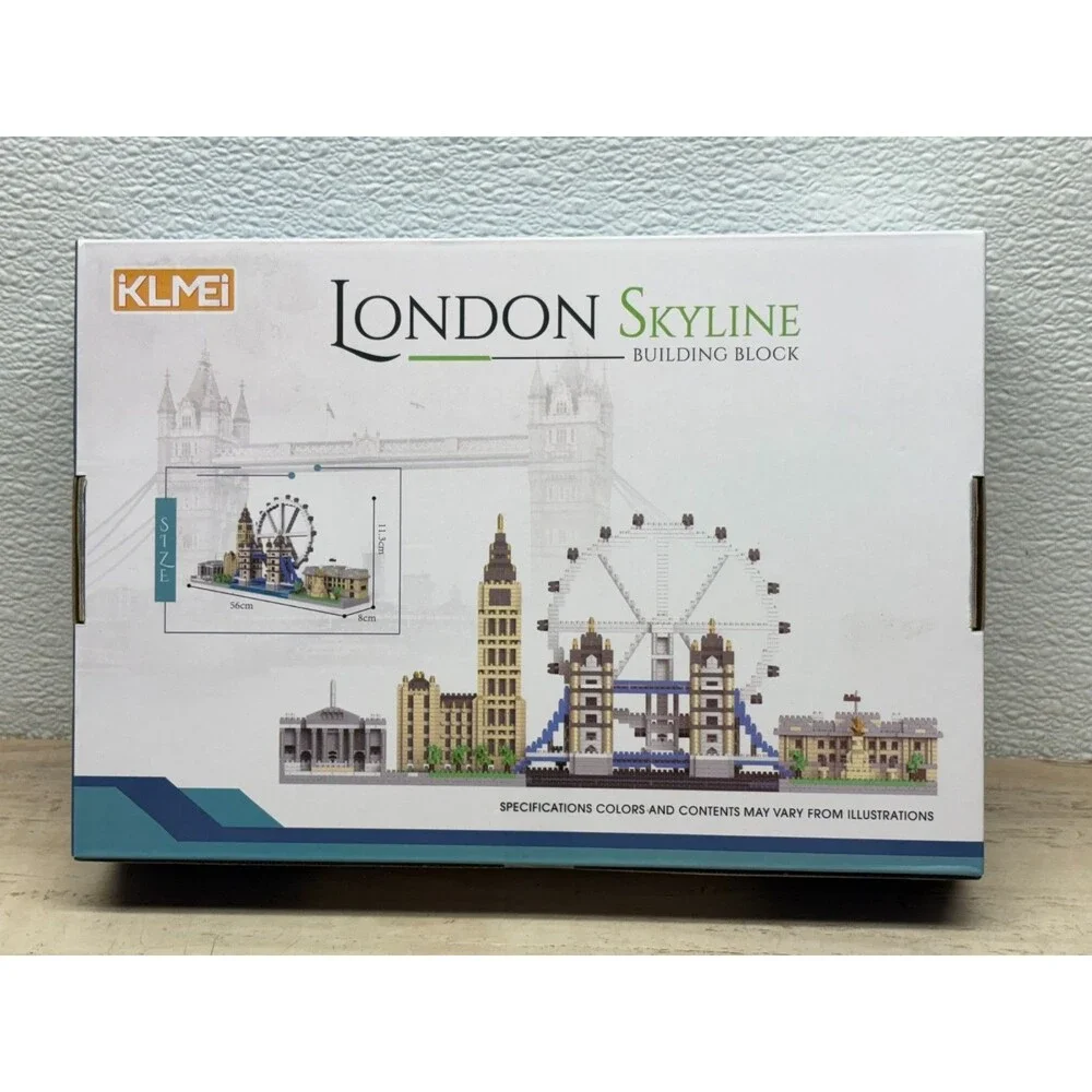KLMEI London Skyline Building Block Set No 8011 3430pcs New
